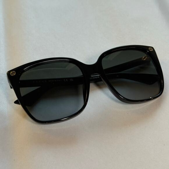Gucci Black Gold Gradient Oversized Sunglasses GGO022S main image 13